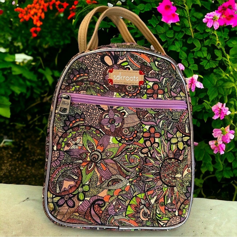 Rare Sakroots Boho Insulated Handbag Lunch Bag